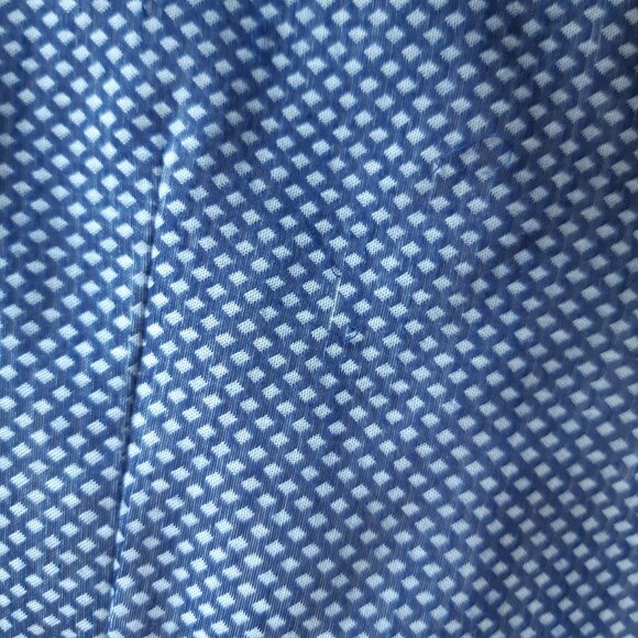 ⚡️BUY 3 for $55⚡️ Bruun & Stengade SZ 16 Slim Fit Blue & White Men's Shirt - Picture 8 of 13